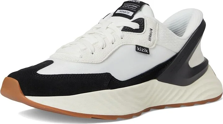 KIZIK Monaco Hands-Free Men's Walking Shoes White/Black : 12 M, Rubber - Image 5