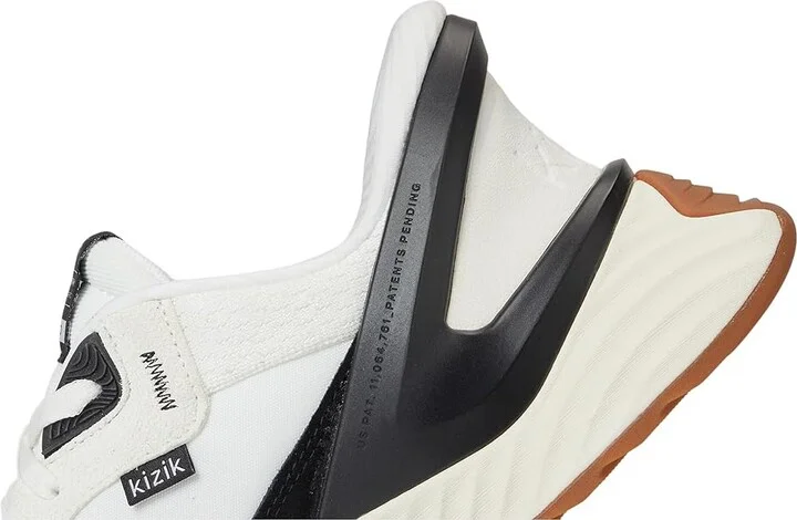 KIZIK Monaco Hands-Free Men's Walking Shoes White/Black : 12 M, Rubber - Image 7