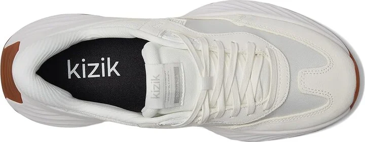 KIZIK Monaco Hands-Free Men's Walking Shoes White/Black : 12 M, Rubber - Image 8