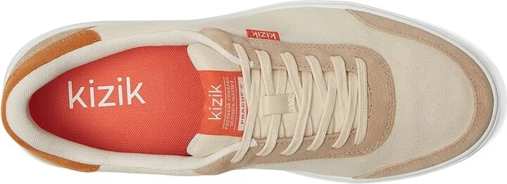 KIZIK Prague 2 Hands-Free Men's Shoes Whitecap Gray : 9 M, Canvas/Rubber/Suede - Image 2
