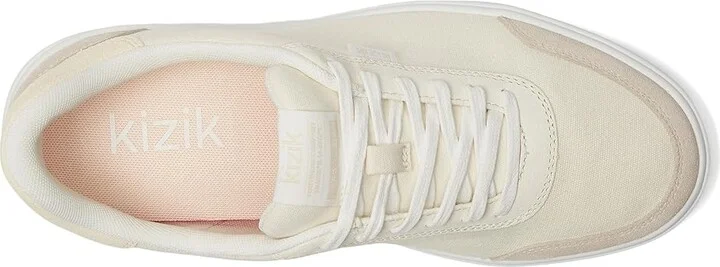 KIZIK Prague 2 Hands-Free Women's Shoes Pristine/Transparent Yellow : 10 M, Canvas/Suede - Image 2
