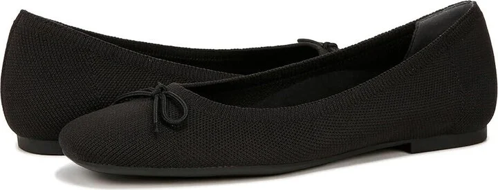 Klara Knit Skimmers Flat Women's US 6.5 Black Slip On Ballet Shoes FZP565