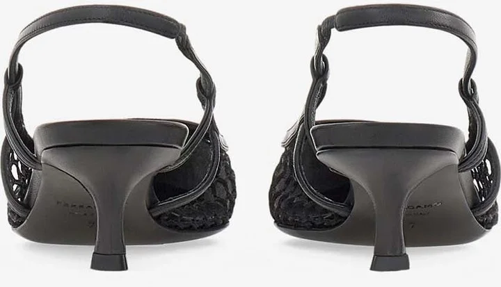 Klizia 40 Vara Plate Slingback Mesh Pumps - Image 2