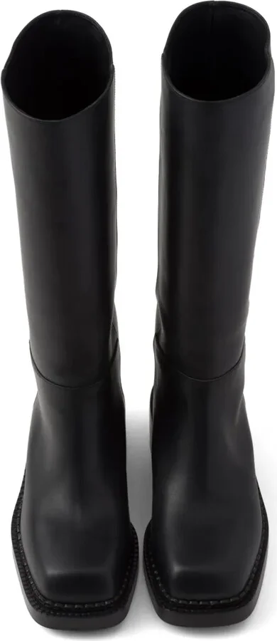 Knee-High 55mm Leather Boots - Image 4
