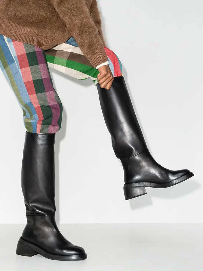 Knee-High Block Heel Boots - Image 3