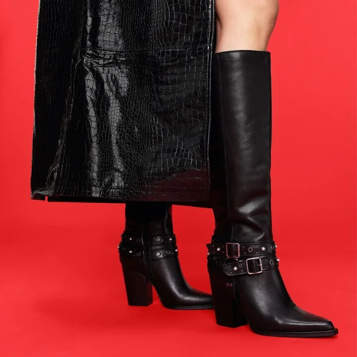 Knee-high boot - Black - Image 7