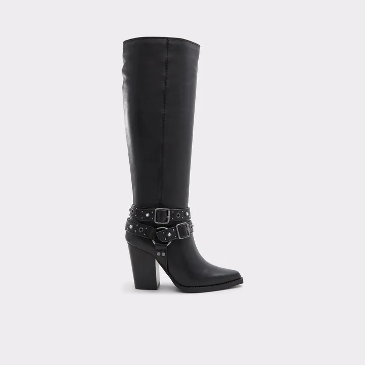 Knee-high boot - Black