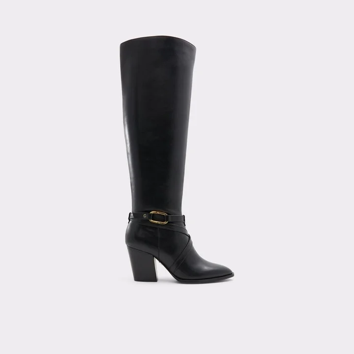 Knee-high boot - Black