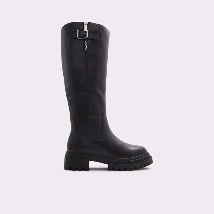 Knee-high boot - Black