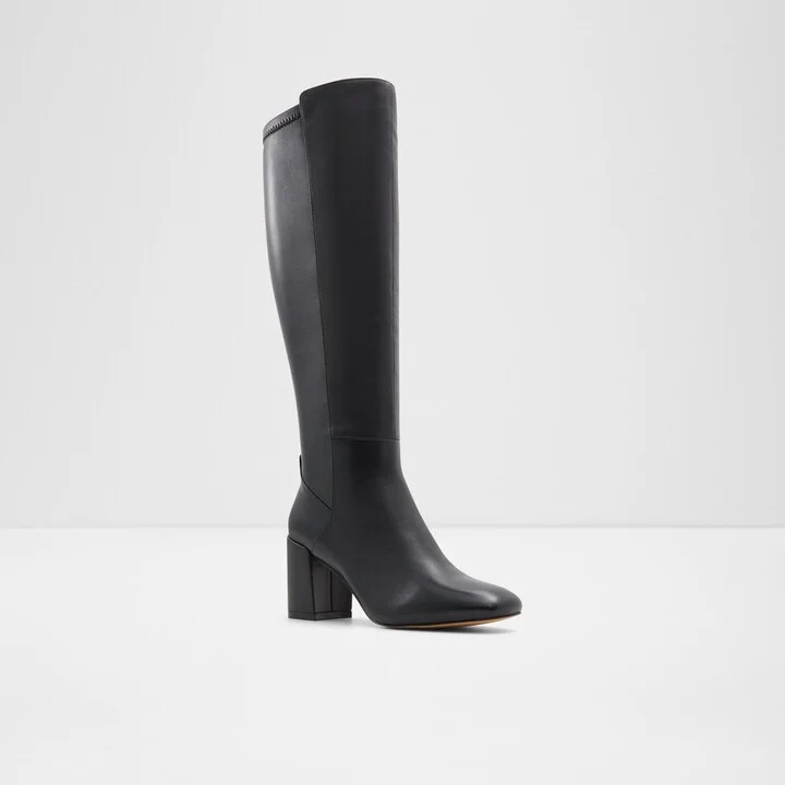 Knee-high boot - Block heel - Image 4