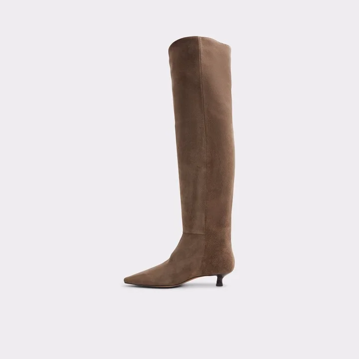 Knee-high boot - Brown - Image 3