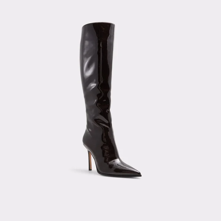 Knee-high boot - Brown - Image 4