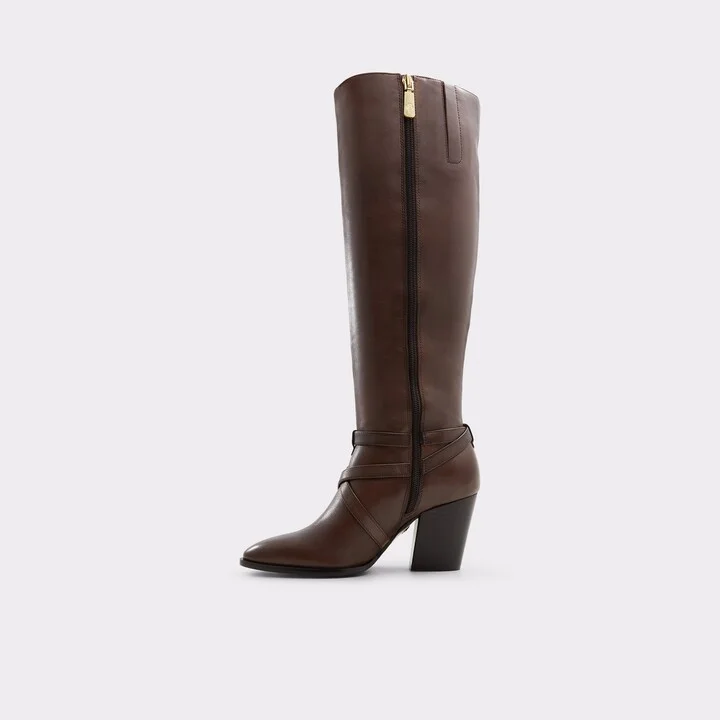 Knee-high boot - Brown - Image 3