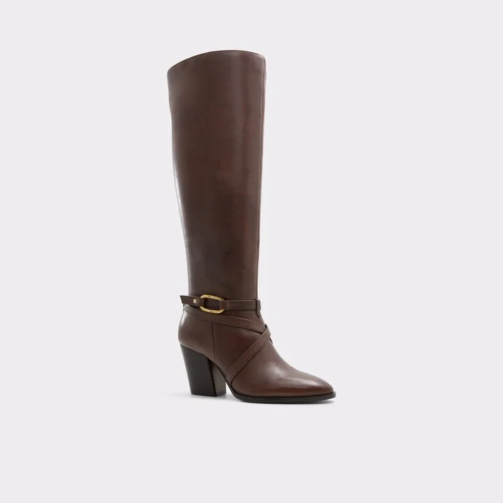 Knee-high boot - Brown - Image 4
