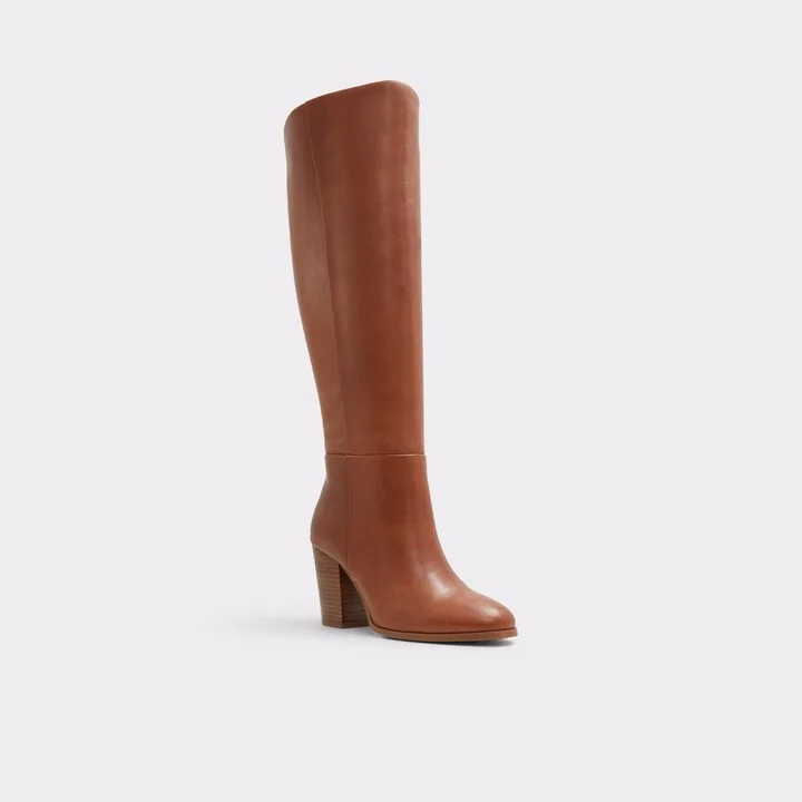 Knee-high boot - Brown - Image 4