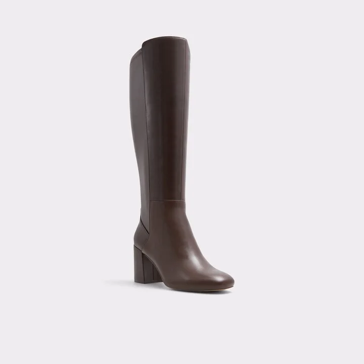 Knee-high boot - Brown - Image 4