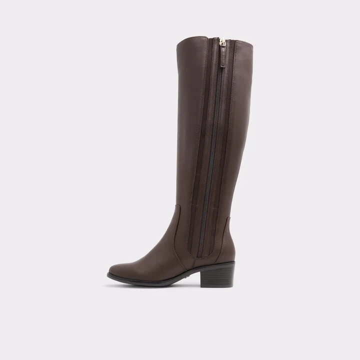 Knee-high boot - Brown - Image 3