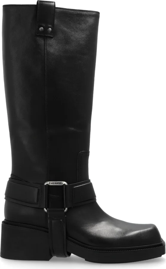 Knee-high Boots, , - Black