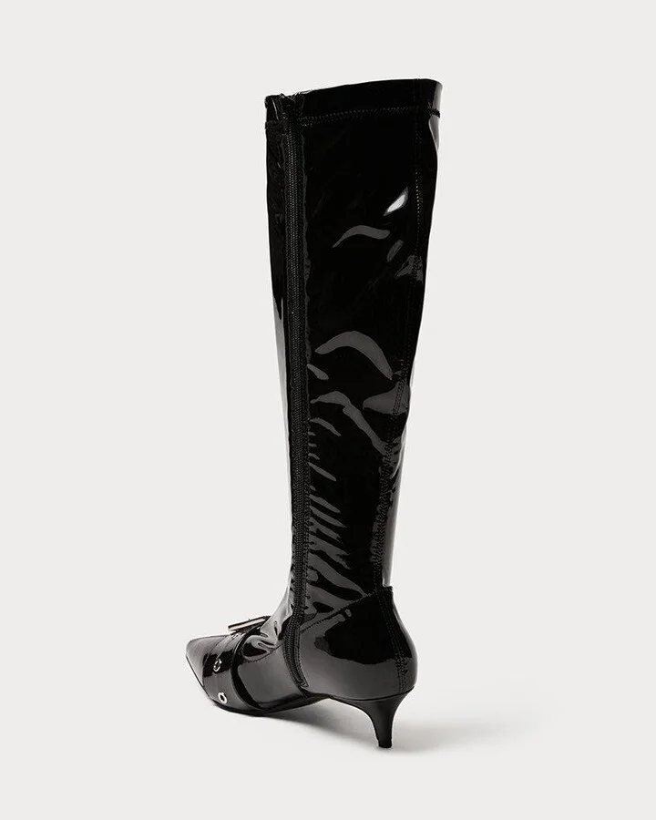 Knee High Buckle Boot - Image 3