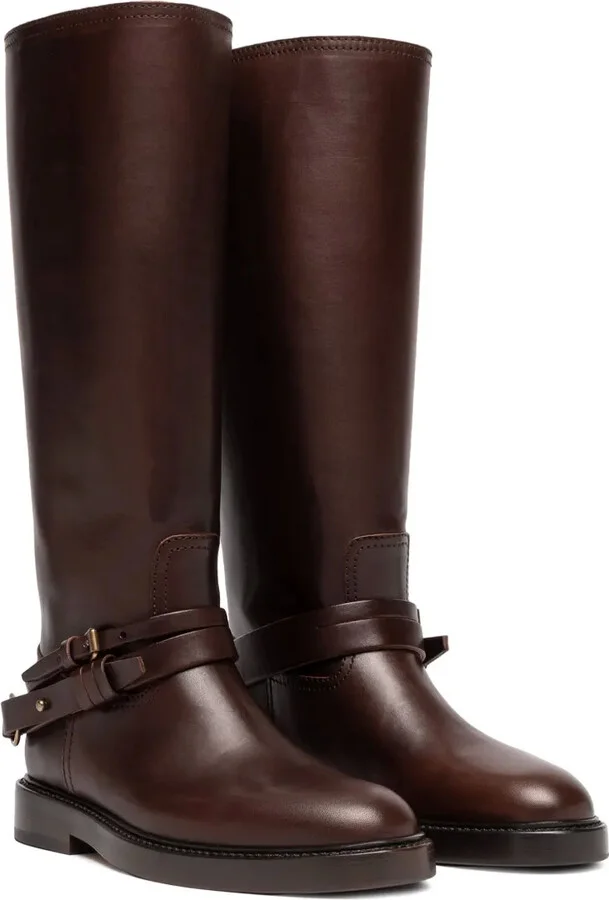 Knee-High Leather Boots - Image 2