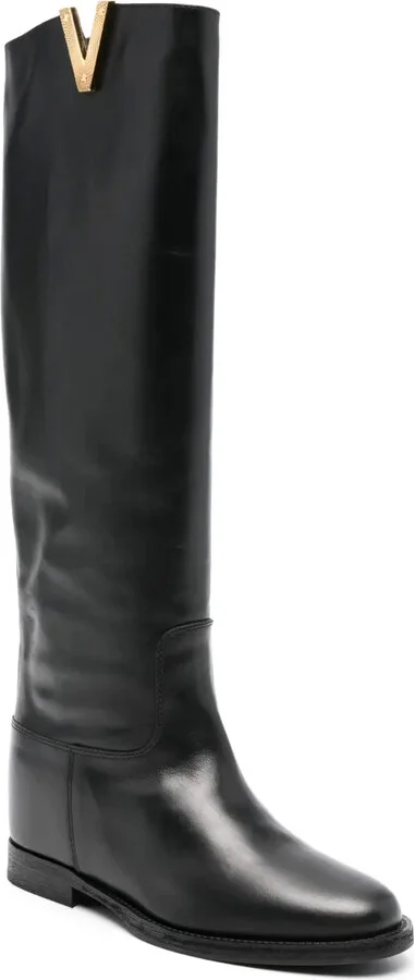 Knee-High Leather Boots - Image 2