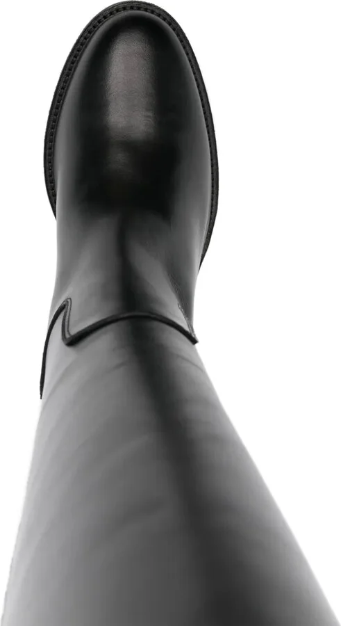 Knee-High Leather Boots - Image 4