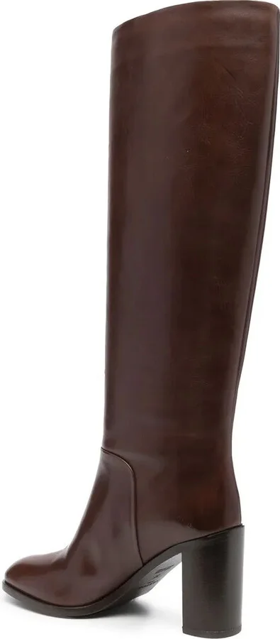 Knee-High Leather Boots - Image 3