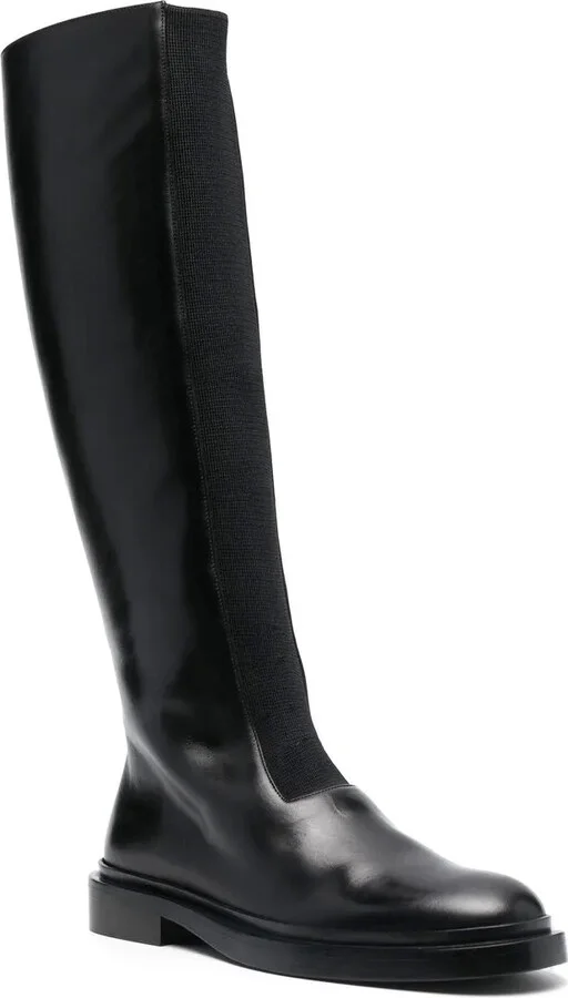 Knee-High Leather Boots - Image 2