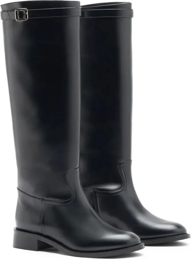 Knee-High Leather Boots - Image 2