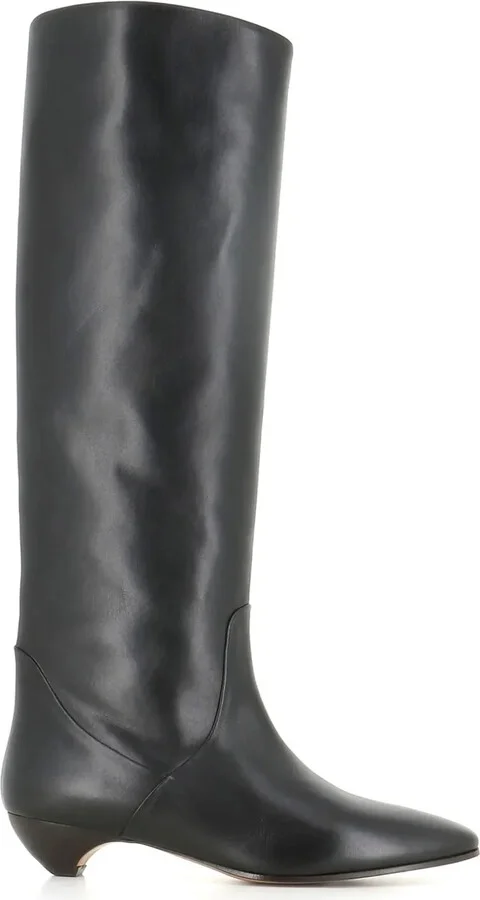 Knee-High Leather Boots