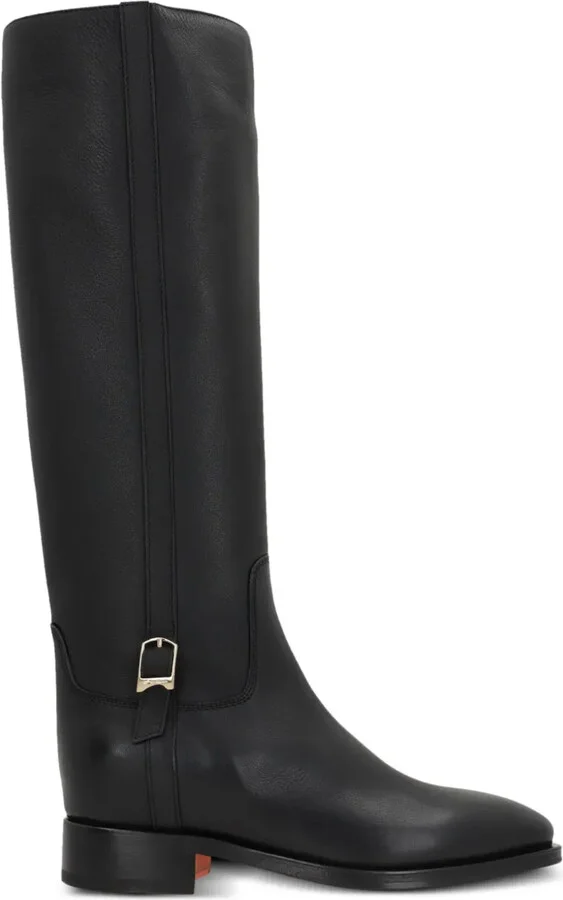 Knee-High Leather Boots