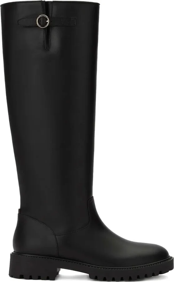 Knee-High Leather Boots