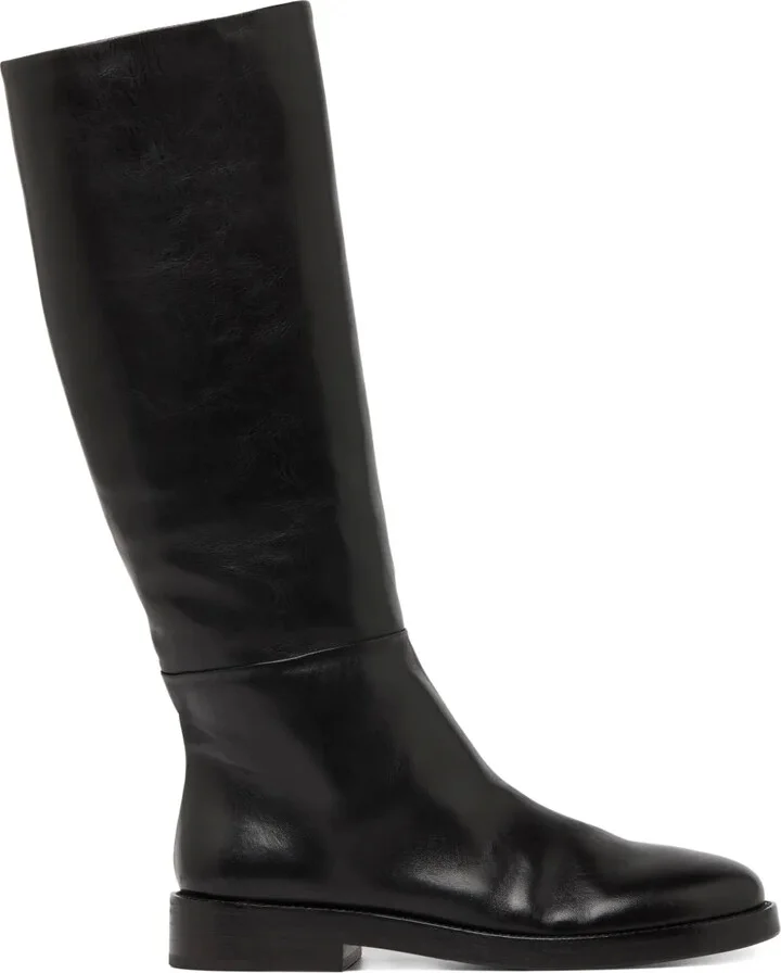 Knee-High Leather Boots