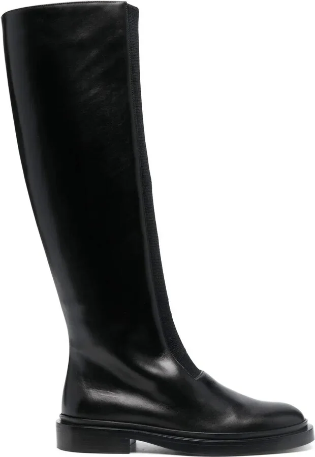 Knee-High Leather Boots