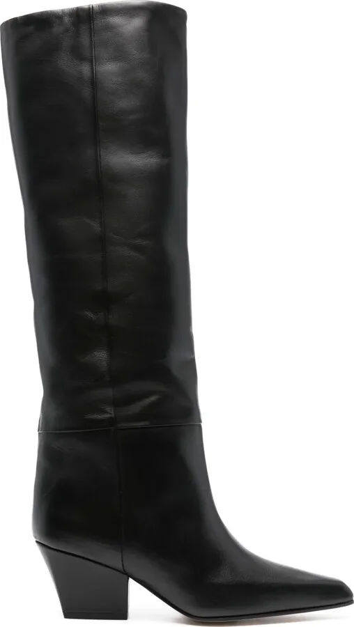 Knee-High Leather Boots
