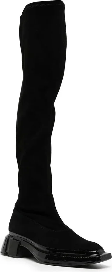 Knee-High Low-Heel Boots - Image 2