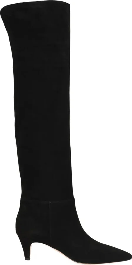 Knee-High Pointed-Toe Boots