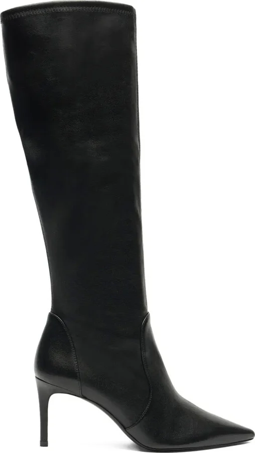 Knee-High Pointed-Toe Boots