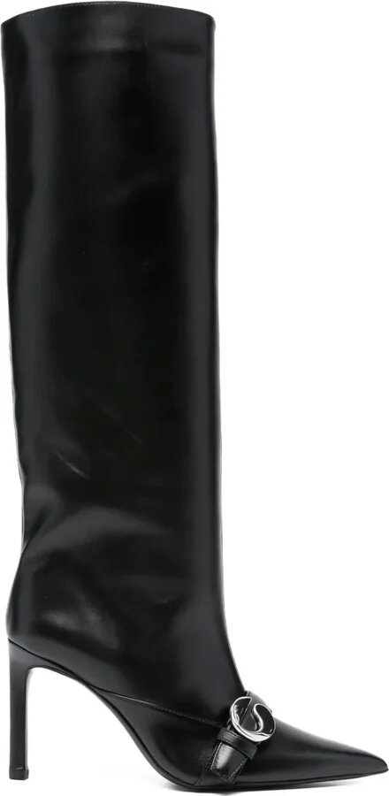 Knee-High Pointed-Toe Boots