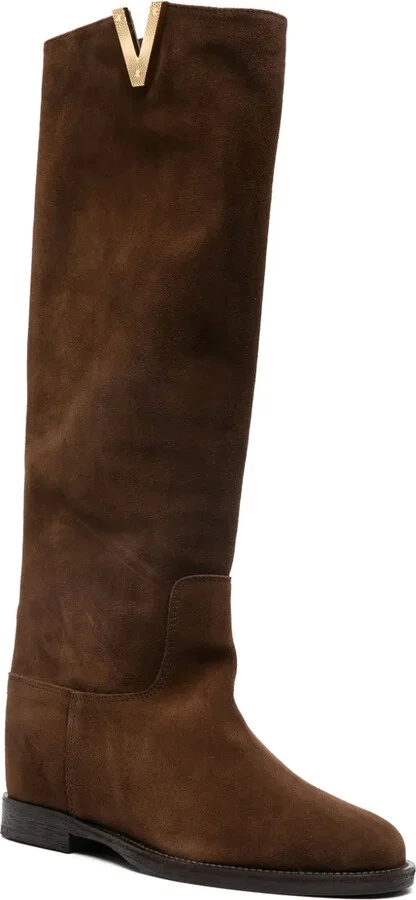 Knee-High Suede Boots - Image 2