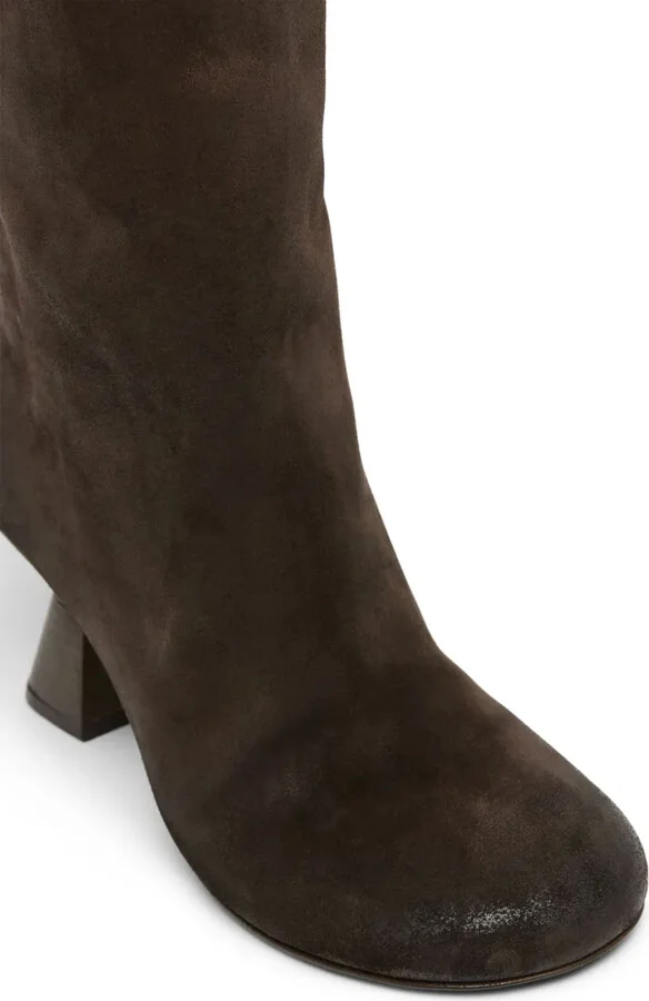 Knee-High Suede Boots - Image 4
