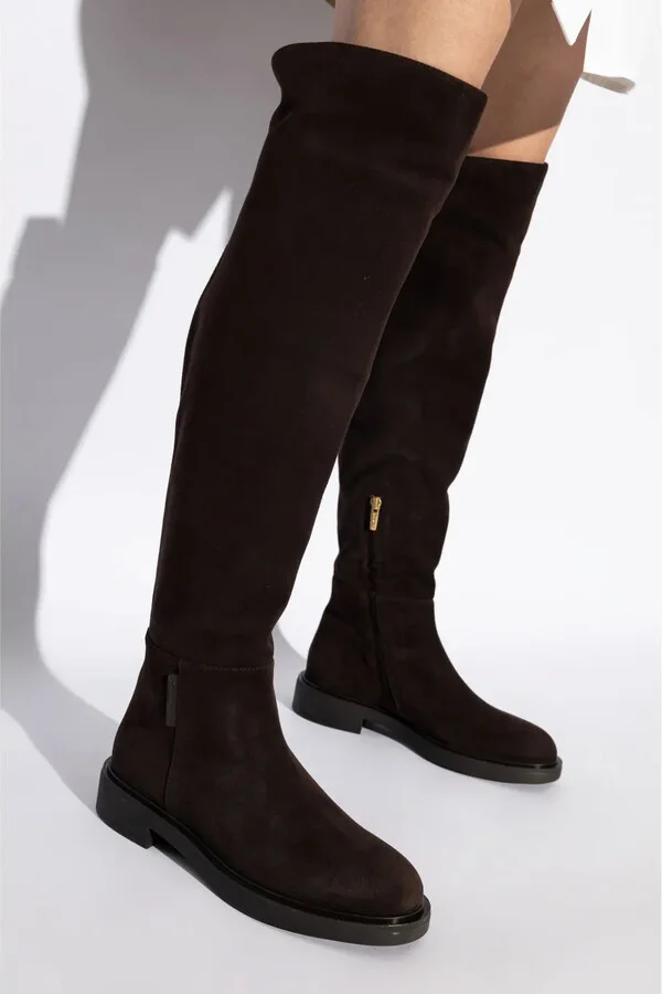 Knee-High Suede Boots - Image 2