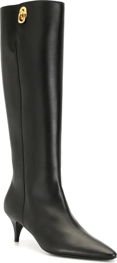 Knee-Length Heeled Boots - Image 2