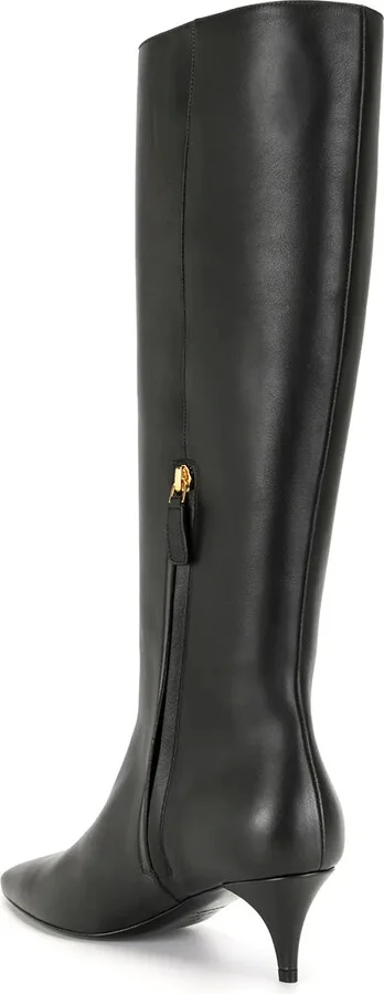 Knee-Length Heeled Boots - Image 3