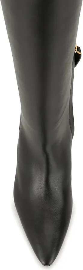 Knee-Length Heeled Boots - Image 4