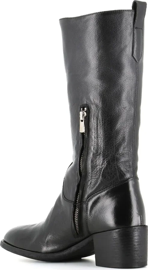 Knee-Length Leather Boots - Image 3