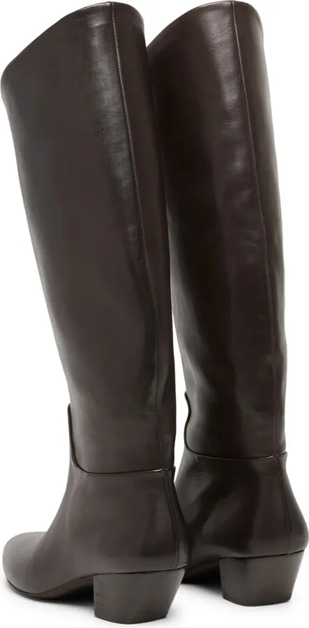 Knee-Length Leather Boots - Image 3