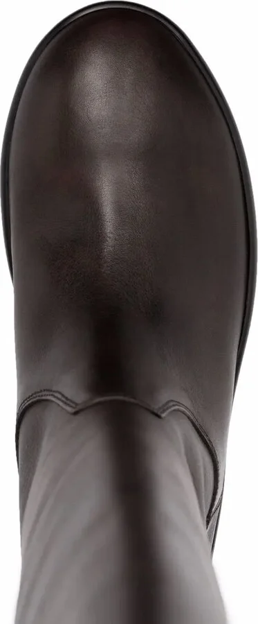 Knee-Length Leather Boots - Image 4