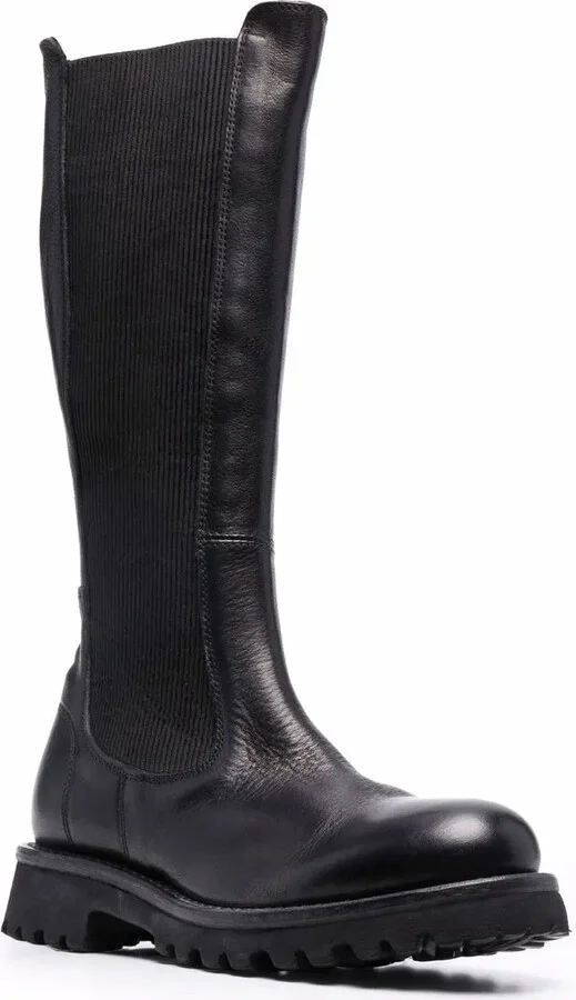 Knee-Length Leather Boots - Image 2