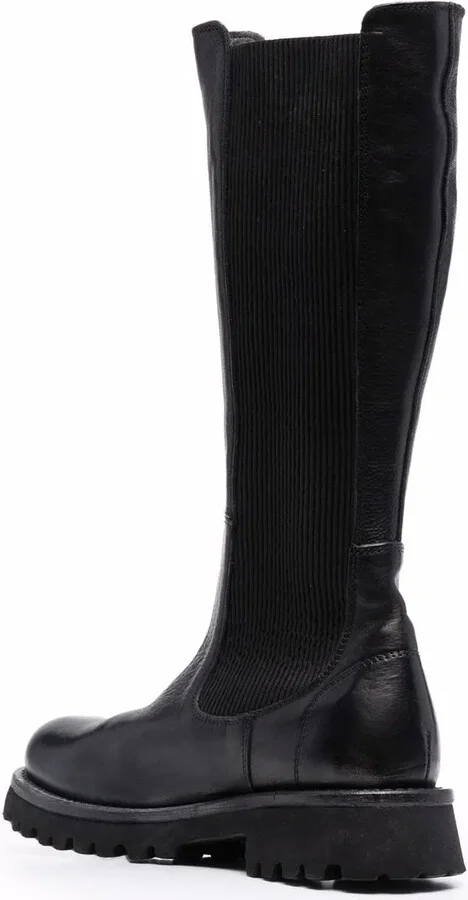 Knee-Length Leather Boots - Image 3